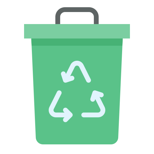 tacho de reciclaje icono gratis