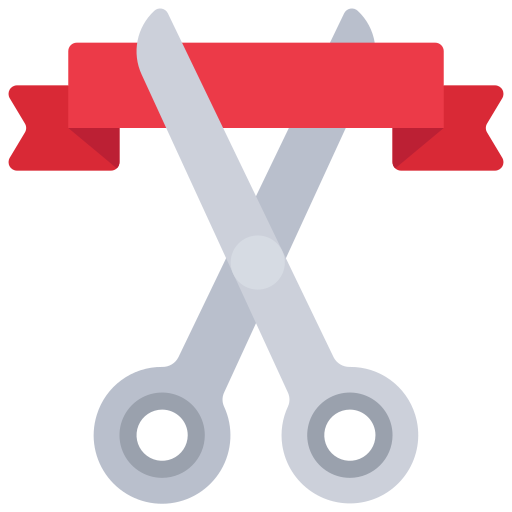 corte de fita grátis ícone corte de fita grátis ícone