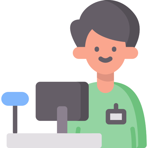 출납원 무료 아이콘