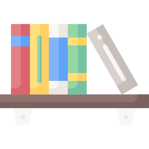 Étagère à livres Icône gratuit Étagère à livres Icône gratuit