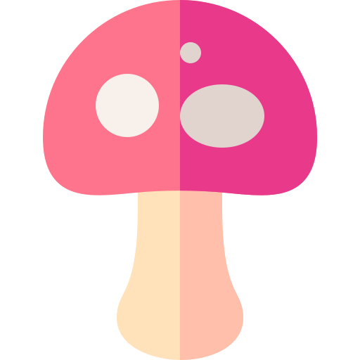 Mushroom Basic Rounded Flat icon