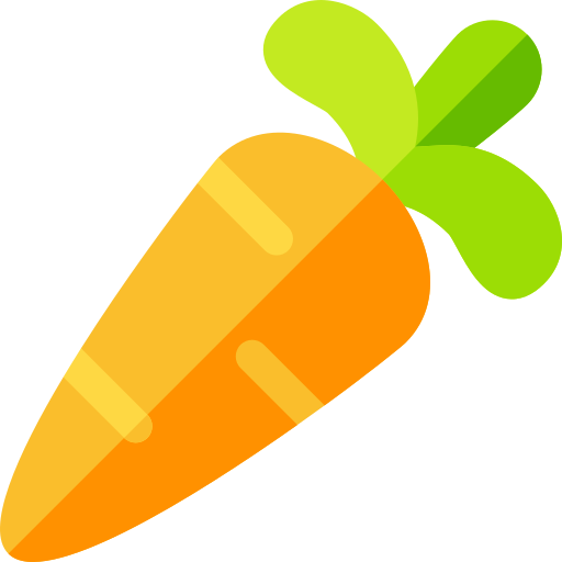 Carrot Basic Rounded Flat icon