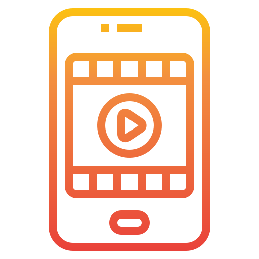 reproductor de video icono gratis