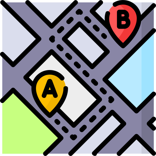 Маршрут бесплатно иконка