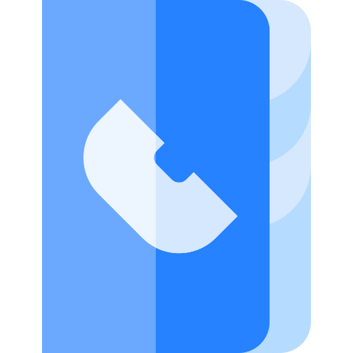 directorio telefónico icono gratis