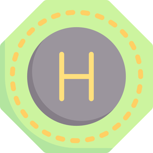 Helipad Special Flat icon