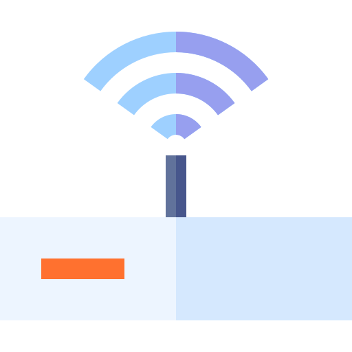 Wifi Basic Straight Flat icon