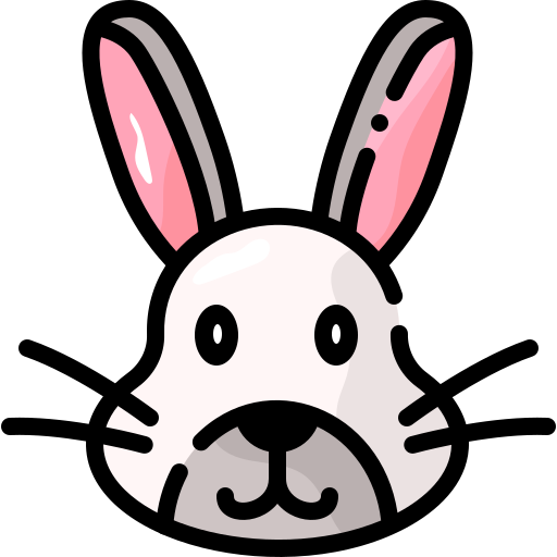 Rabbit Generic Outline Color icon