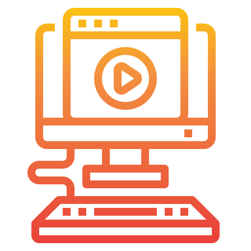 reproductor de video icono gratis