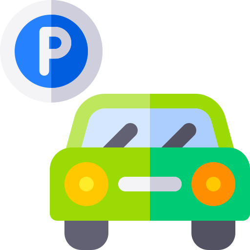 aparcamiento de coches icono gratis