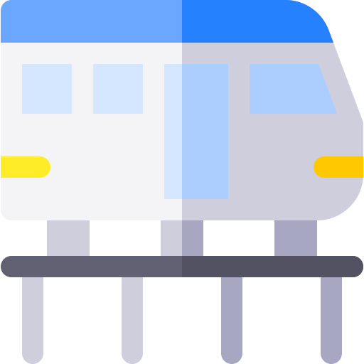 tren de alta velocidad icono gratis