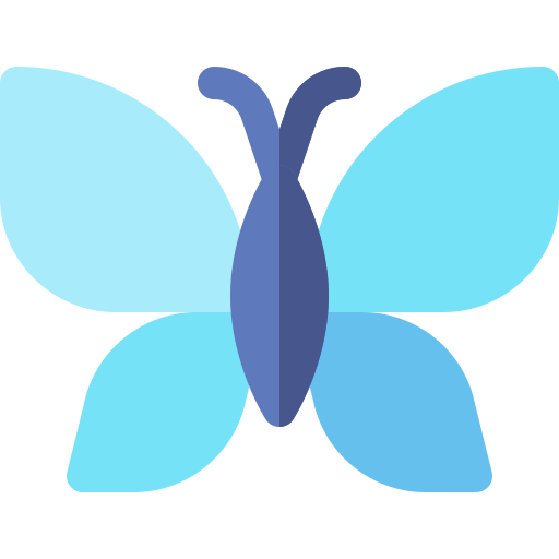 Butterfly Basic Rounded Flat icon