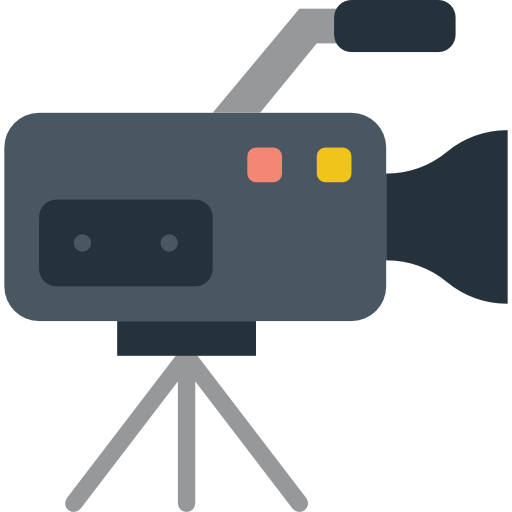 camara de video icono gratis