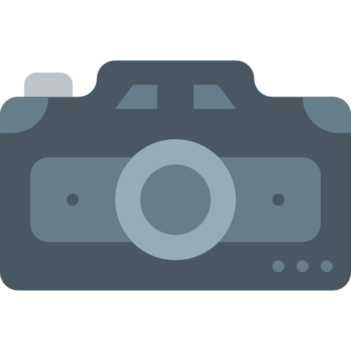 Photo camera Basic Miscellany Flat icon