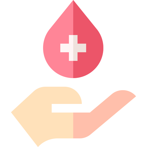 donación de sangre icono gratis