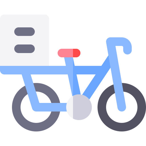 Delivery bike - Free transportation icons