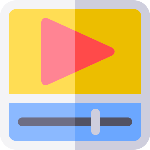 reproductor de video icono gratis