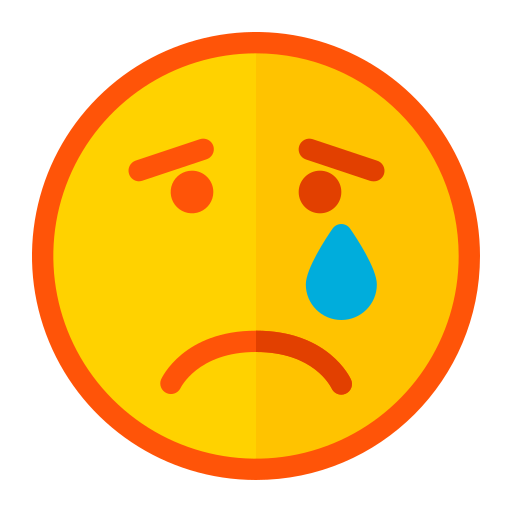 Sad Generic Outline Color icon