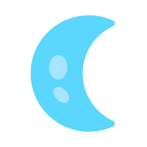 Half moon Generic Flat icon