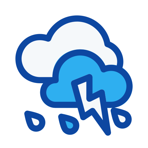 orage Icône gratuit