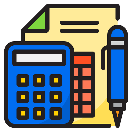 Accounting Srip Lineal Color Icon 7308