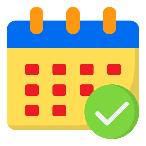 Calendar srip Flat icon