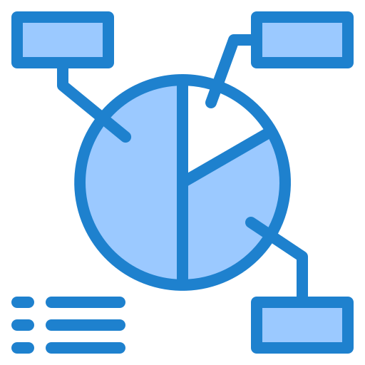 gráfico circular icono gratis