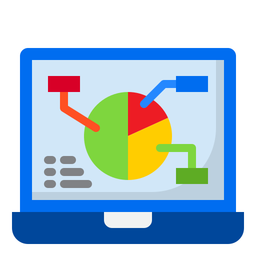 gráfico circular icono gratis