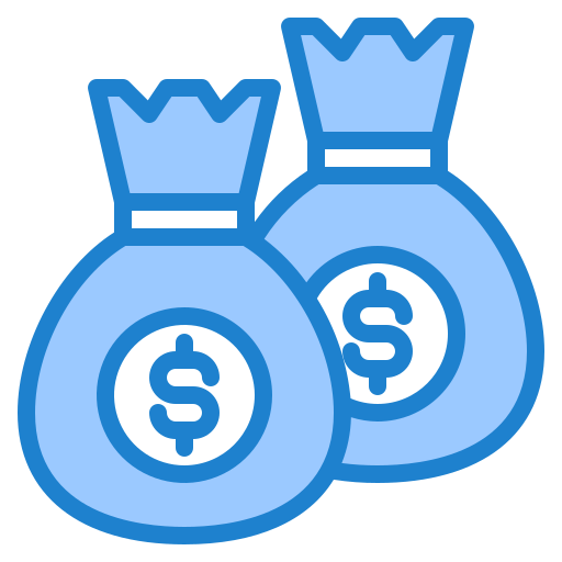 sacs d'argent Icône gratuit