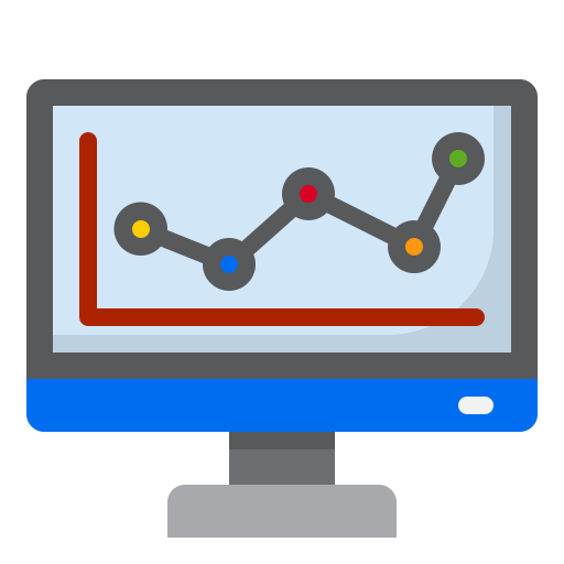 informe gráfico icono gratis