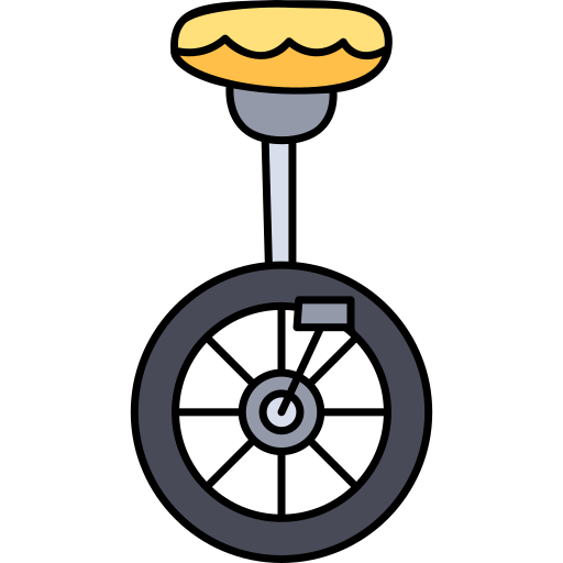 Unicycle free icon Unicycle free icon