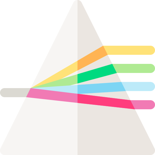 prisma triangular icono gratis