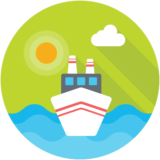 Cruise ship Generic Circular icon