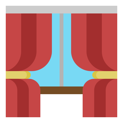 cortinas grátis ícone