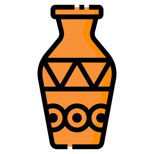 Vase Generic Outline Color icon