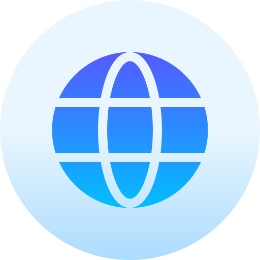 Internet Basic Gradient Circular icon