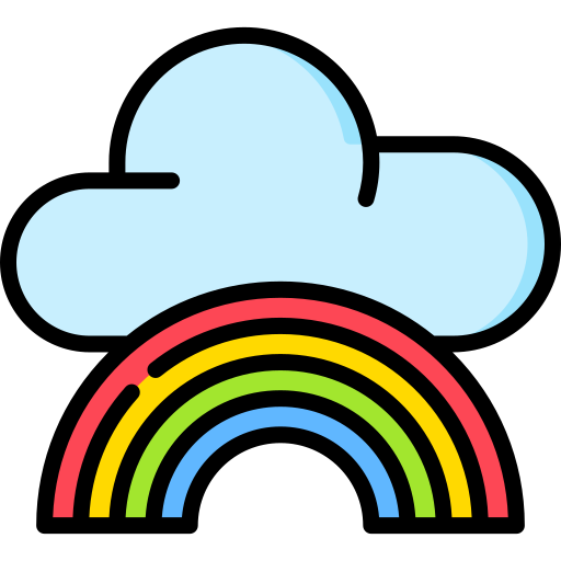 arco iris icono gratis