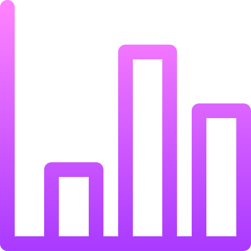 Line bars free icon