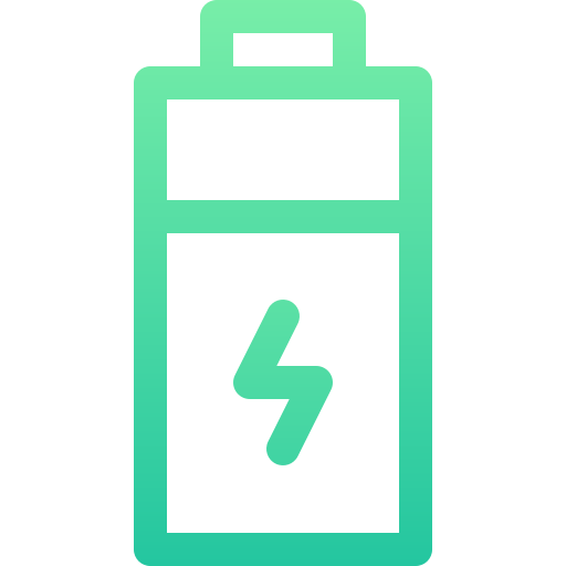 Battery Basic Gradient Lineal color icon