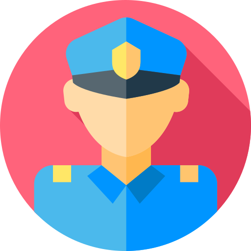 policía icono gratis