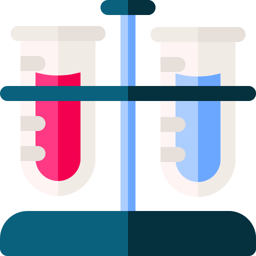 Test tube Basic Rounded Flat icon