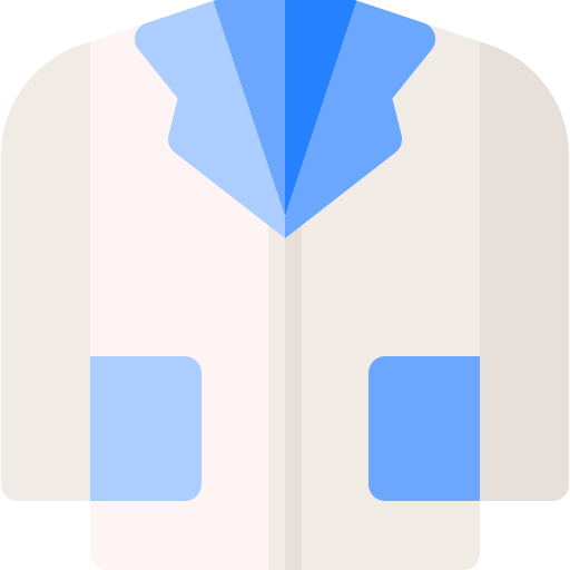 Lab coat Basic Rounded Flat icon