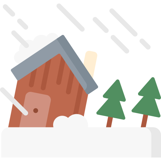 Snow storm Special Flat icon