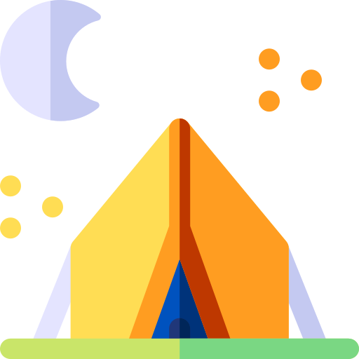 캠핑 무료 아이콘