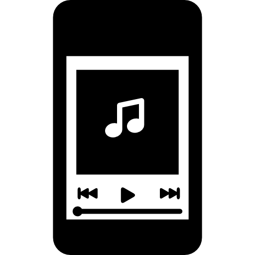 IPhone music player icon