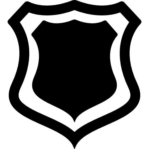 Free Icon Shield Badge With Outline