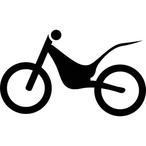 vue latérale du vélo Icône gratuit
