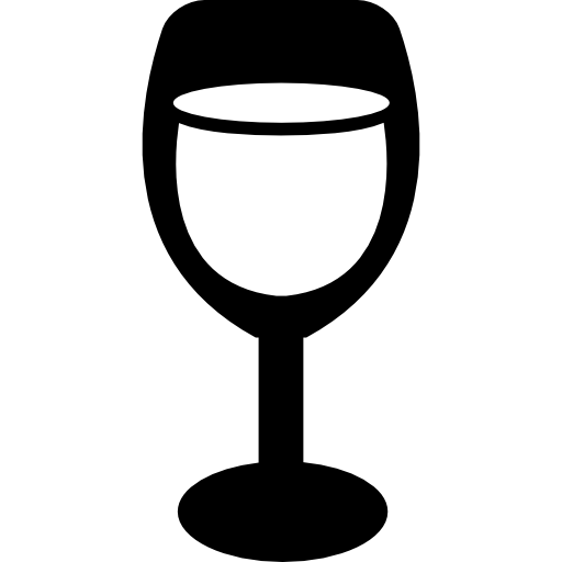 Wine glass with drink - Free food icons