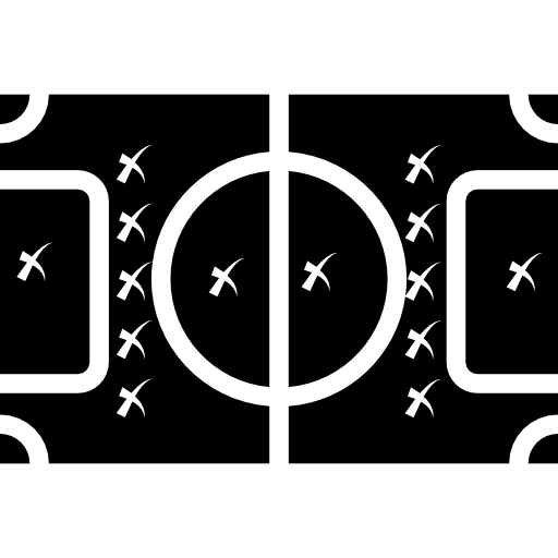 Um ícone plano de jogo de futebol download