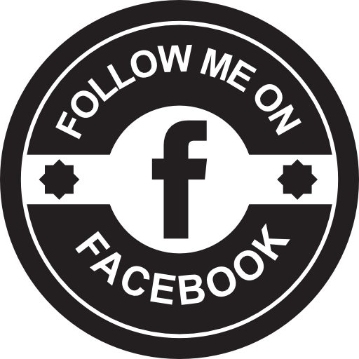 follow me on facebook logo